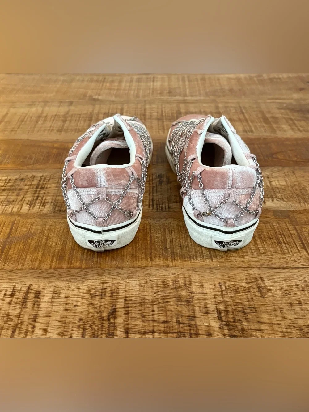 Vans x Sandy Liang Old Skool Velvet Chain Rivington Sneakers